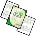 1 caderno de questões comentadas com 100  questões atualizadas